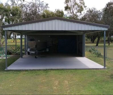 Gable Carport Extension on Existing Shed