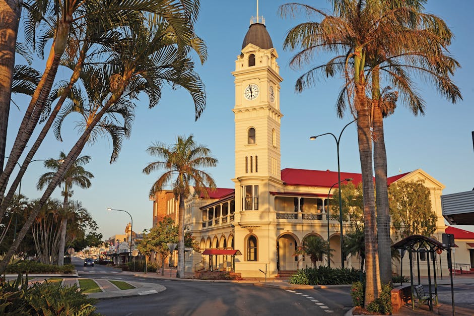 Bundaberg Post Office clock tower, a local landmark in the Bundaberg Region
